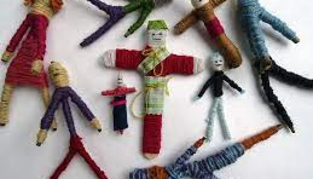 Pagan Crafts: How to make a Set of Worry Dolls