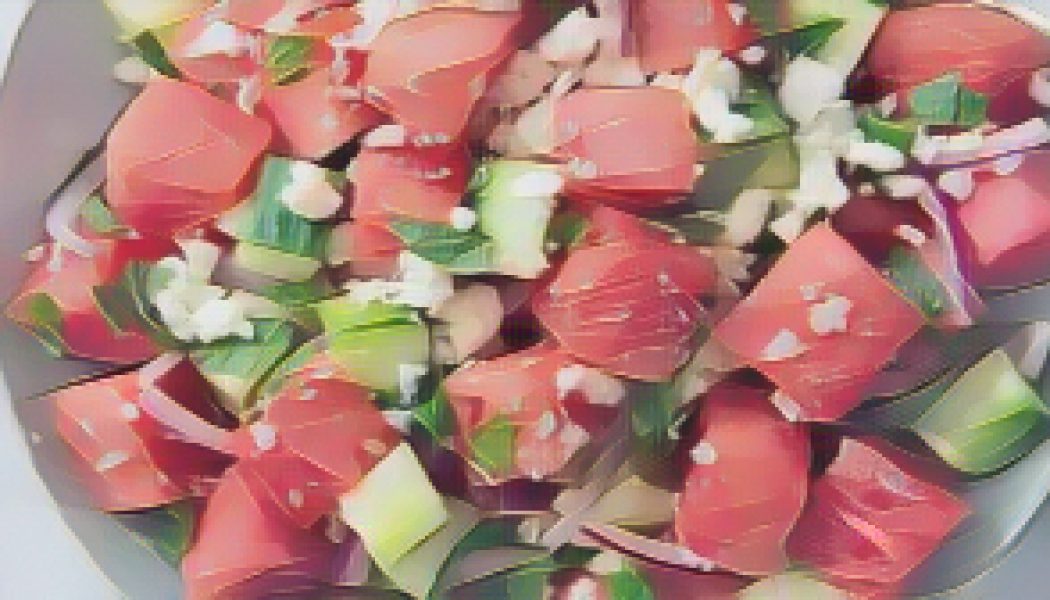 Summer Solstice, Watermelon & Feta Salad